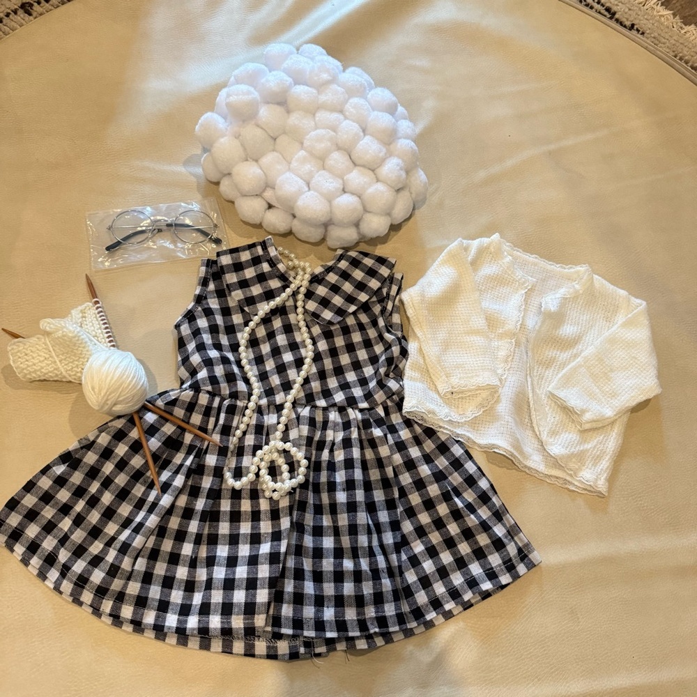 luosh Newborn Photo Props Cosplay Grandma Hat Baby Photography Clothes Costume - Picture 7 of 7